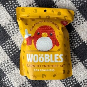 The Woobles Red Pierre the Penguin Crochet Kit for Beginners